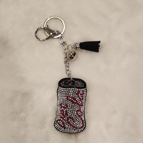 Accessories - Diet Coke Bling Rhinestone Keychain